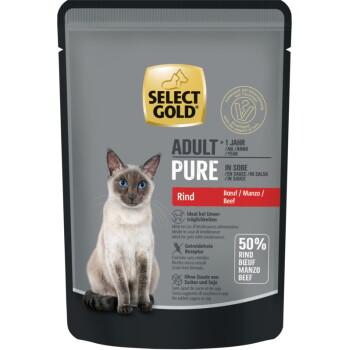 SELECT GOLD Adult Pure w sosie Wołowina 12x85 g