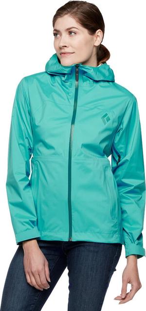 Black Diamond Kurtka przeciwdeszczowa damska Stormline Stretch Rain Jacket zielona (S)