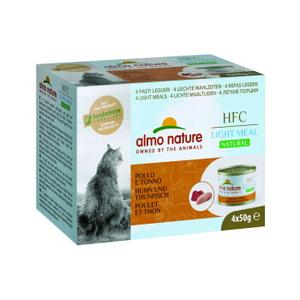 Almo nature Almo HFC Natural Light Meal 4 x 50 g Tuńczyk i kurczak: