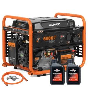 Agregat prądotwórczy Daewoo GDA 7500DFE 6kW na GAZ