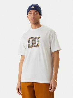 DC Shoes T-Shirt Star Filled EDYZT04348 Biały Regular Fit