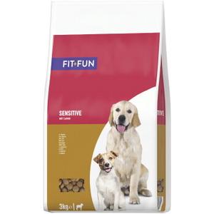 FIT+FUN sucha karma dla psa dorosłego Sensitive z jagnięciną 3 kg