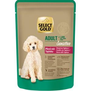 SELECT GOLD mokra karma dla psa Sensitive Adult Konina z tapioką 12x100 g