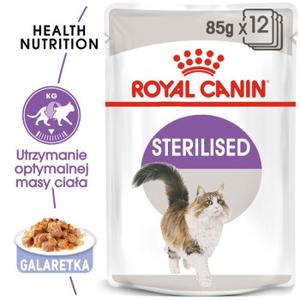 ROYAL CANIN Sterilised w galaretce 12x85 g