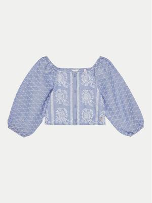 Guess Bluzka J5GH08WH7K0 Niebieski Regular Fit