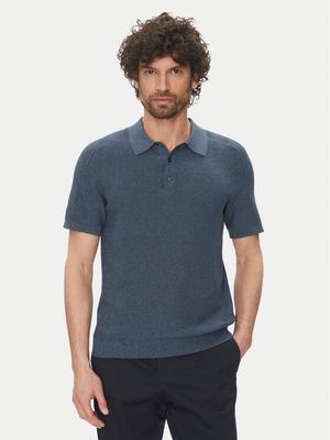 Michael Kors Polo CS560GO469 Niebieski Regular Fit