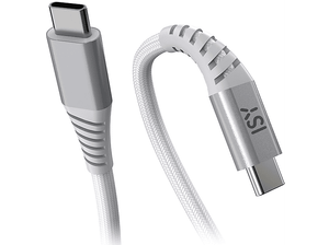 Kabel USB-C - ISY ICN-5000-WT-CC 2m 65W Biały