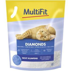 MultiFit Diamonds żwirek dla kota 8 l