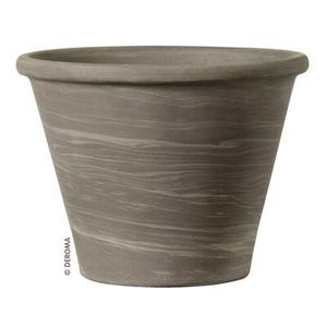 Doniczka ceramiczna Vasum Duo Bianco GRAFITE 37 cm