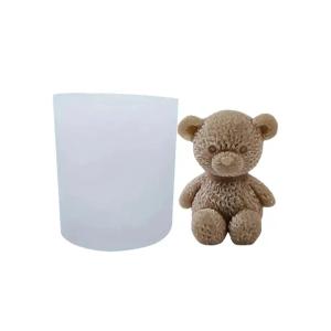 Forma foremka silikonowa do świec wosku mydła Teddy Bear misio do bukietu