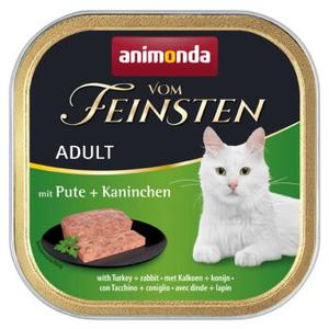 animonda Vom Feinsten mokra karma dla kota, Adult, Indyk i królik 32x100 g