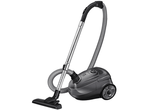Odkurzacz workowy MPM MOD-52 850 W Pojemny worek Cicha praca Szaro-czarny