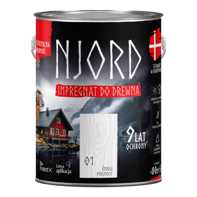 Impregnat do drewna śniegi północy 5 l Njord 