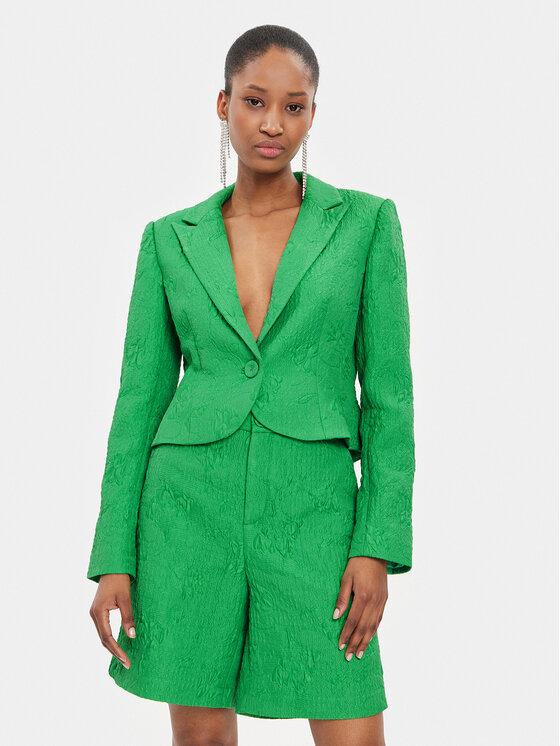 Custommade Bermudy Nanna 999459723 Zielony Regular Fit