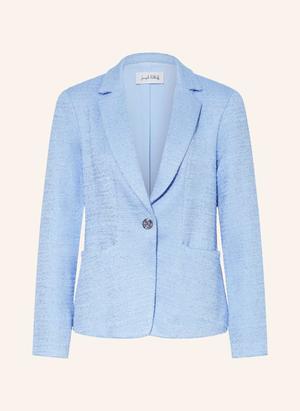Joseph Ribkoff Marynarka Bouclé blau