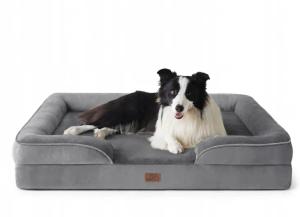 Legowisko ortopedyczne dla psa BEDSURE ergonomiczna sofa dla psa 89 x 63 cm