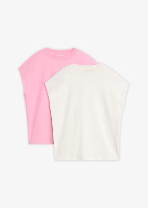 T-shirt z czystej bawełny organicznej  (2 szt.)