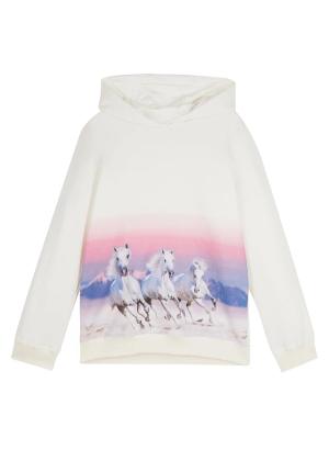 Bluza z kapturem z czystej bawełny organicznej