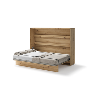 Półkotapczan poziomy BC-04 Bed Concept 140x200 cm 140x200 cm | Dąb artisan | składany | funkcjonalny | oszczędność przestrzeni