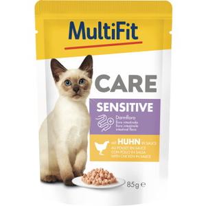 MultiFit Care Sensitive karma mokra dla dorosłych kotów z kurczakiem 24x85 g