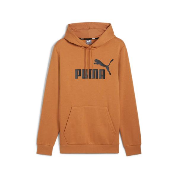 PUMA bluza męska z kapturem bawełniana ESS Big Logo Hoodie beżowa (L)