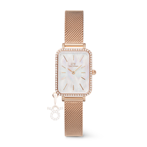 Daniel Wellington DW Watch Quadro Crystal Zodiac Melrose 20x26mm Rose Gold