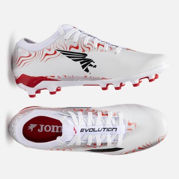 JOMA EVOLUTION obuwie piłkarskie męskie lanki EVOS2502FG białe (42)