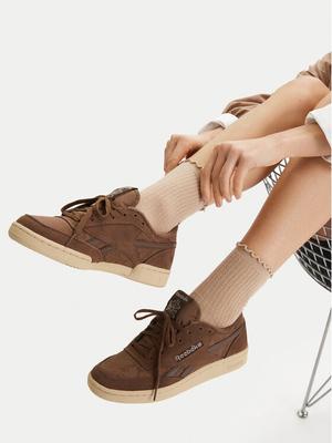 Reebok Sneakersy EO-CLUB C REVENGE VINTAGE II 100244746 Brązowy