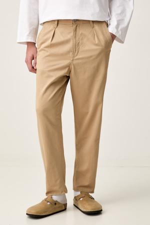 G-Star spodnie chinos męskie z bawełną Pleated Chino Relaxed Tapered