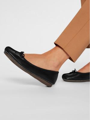 Clarks Baleriny Freckle Ice 203529294 Czarny