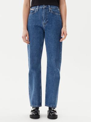 Calvin Klein Jeans Jeansy J20J225126 Niebieski Straight Fit