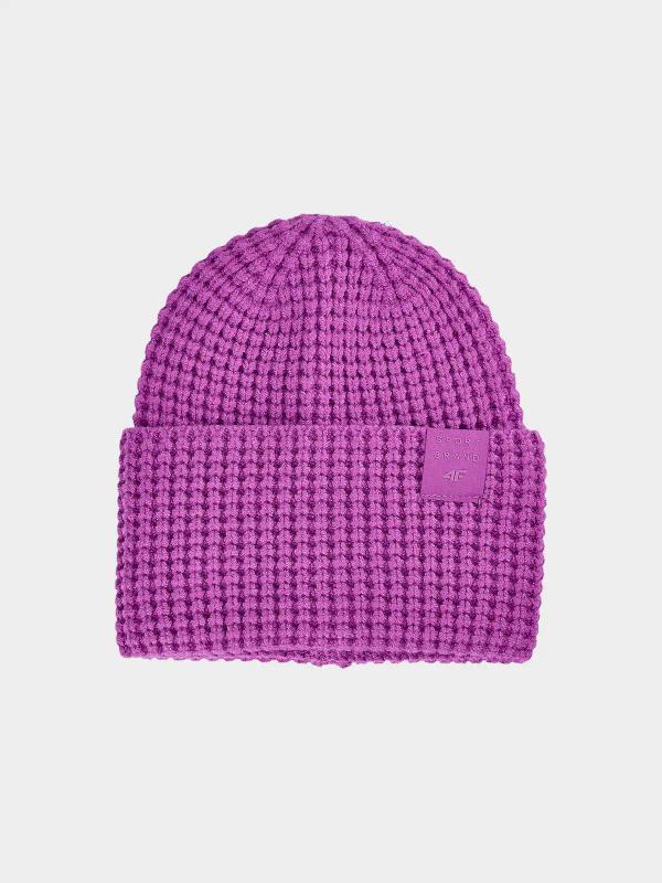 4F czapka zimowa dziecięca 4FJWAW24ACAPF414 różowa (one size)