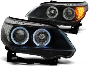 LAMPY BMW E60 E61 04-07R RINGI LED DIODOWY KIERUNKOWSKAZ + ŻARÓWKI GRATIS!