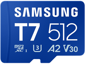 Karta pamięci SAMSUNG T7 microSDXC UHS-I 512GB Niebieski