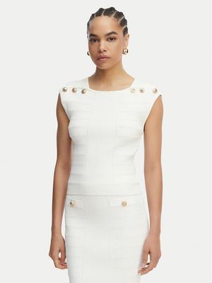 Guess Bluzka W5YR12 Z0130 Biały Regular Fit