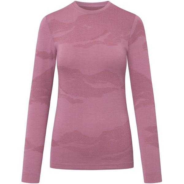 Bielizna damska koszulka VIKING Gasher Merino Lady Longsleeve różowa (L)