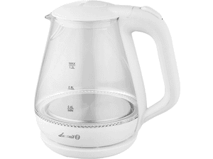 Czajnik elektryczny ŁUCZNIK WK-2502 Compact Glass Biało-przezroczysty
