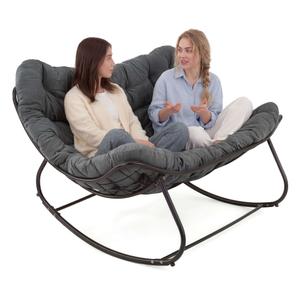 Ogrodowa sofa bujana poduszka szara #219 | OUTLET