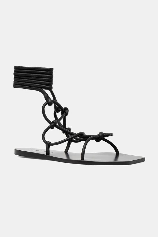 Rick Owens Lilies sandały skórzane Penta