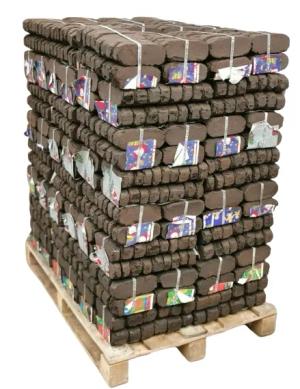1000kg Brykiet torfowy EKOLOGICZNY -NIE WĘGIEL