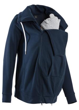 Bluza rozpinana 3 w1 ciążowa, z wstawką na nosidełko niemowlęce