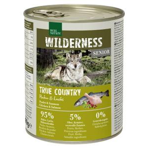 REAL NATURE WILDERNESS karma mokra dla psa, senior, True Country, kurczak i łosoś 6x800 g
