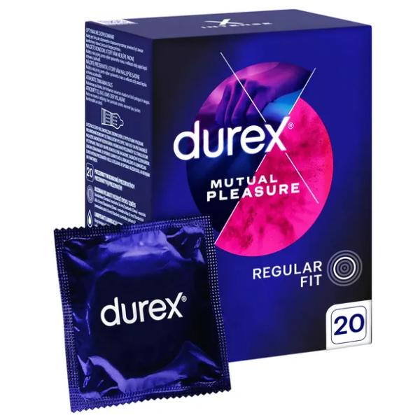 Prezerwatywy Durex Mutual Pleasure 20 szt. opóźniające z wypustkami