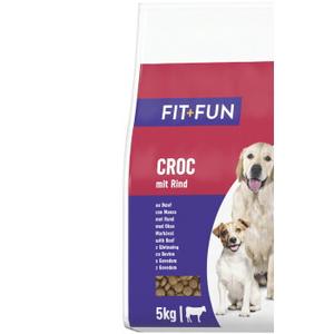 FIT+FUN sucha karma pies adult Croc z wołowiną 5 kg