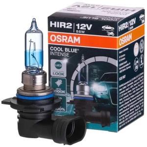 2x Żarówka Osram HIR2 55 W 9012CBN+ 2 x w5w NIEBIESKIE