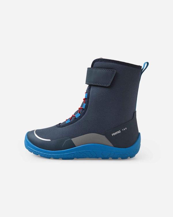 REIMA buty zimowe barefoot dziecięce Talvella Junior granatowe (34)