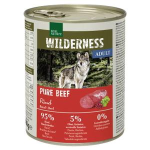 REAL NATURE WILDERNESS karma mokra pies, adult, Pure Beef, wołowina 6x800 g