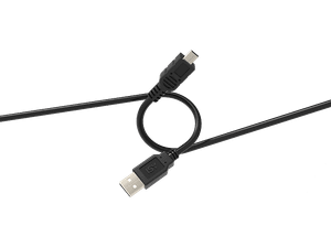 Kabel ISY IUC-1008 USB-A do mini USB 2.0 0,75 m Czarny