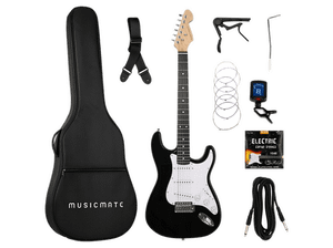 Gitara elektryczna MUSIC MATE ME-01 ElectroRiff Czarno-biały