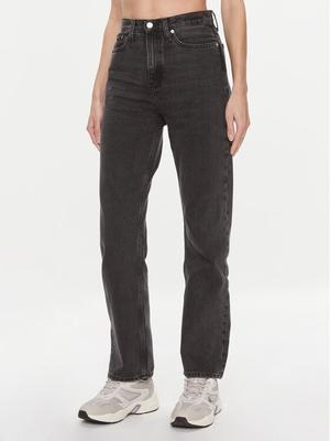 Calvin Klein Jeans Jeansy J20J222137 Czarny Straight Fit